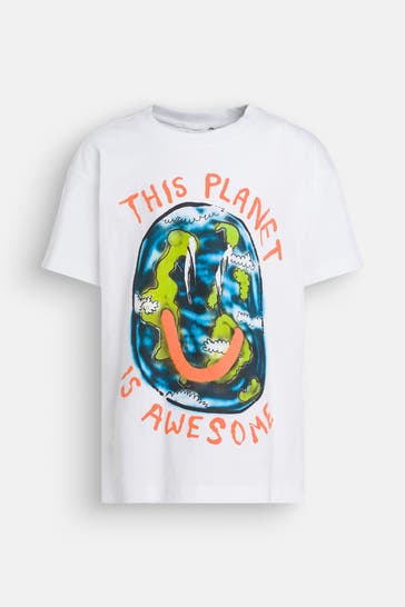 DESIGUAL T-Shirt weiß