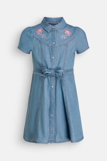 SCOTCH & SODA Jeans-Kleid blau