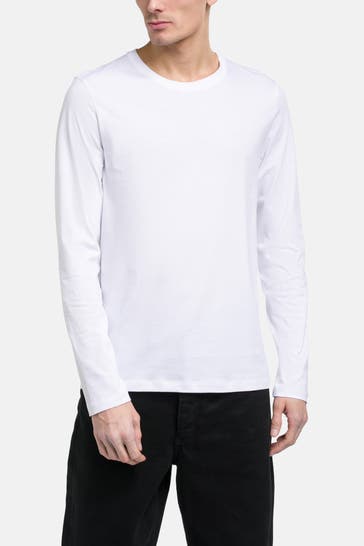 BOSS Longsleeve 'Tenison' weiß