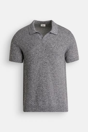 JOOP! Strick-Polo 'Adrianor' dunkelblau