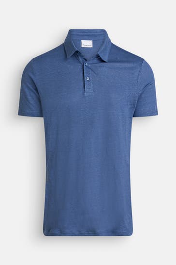 KNOWLEDGE COTTON APPAREL Polo-Shirt indigo