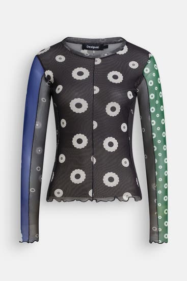 DESIGUAL - Longsleeve 'Galactica' gemustert