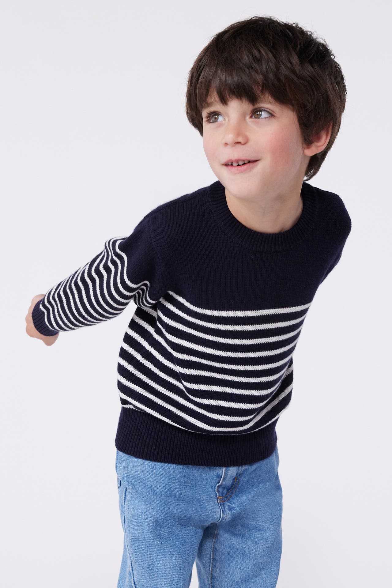 PETIT BATEAU Strickpullover gestreift, Bild 1