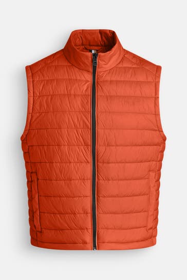 BOSS Steppweste 'Calano' dunkelorange