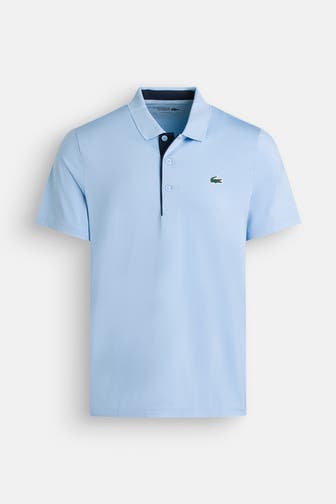LACOSTE Funktions-Polo hellblau