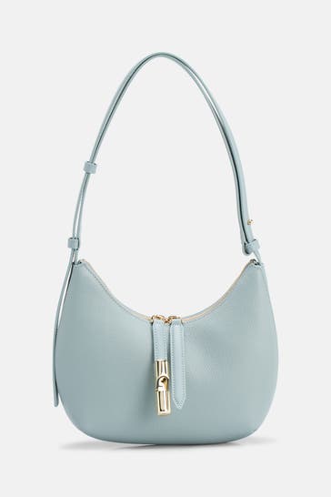 FURLA Schultertasche 'Goccia S' taubenblau