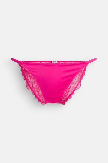 LOVE STORIES Slip 'Wild Rosie' neonpink