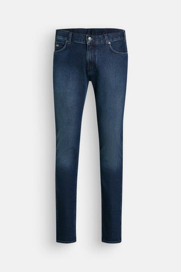 EMPORIO ARMANI Jeans dunkelblau slim