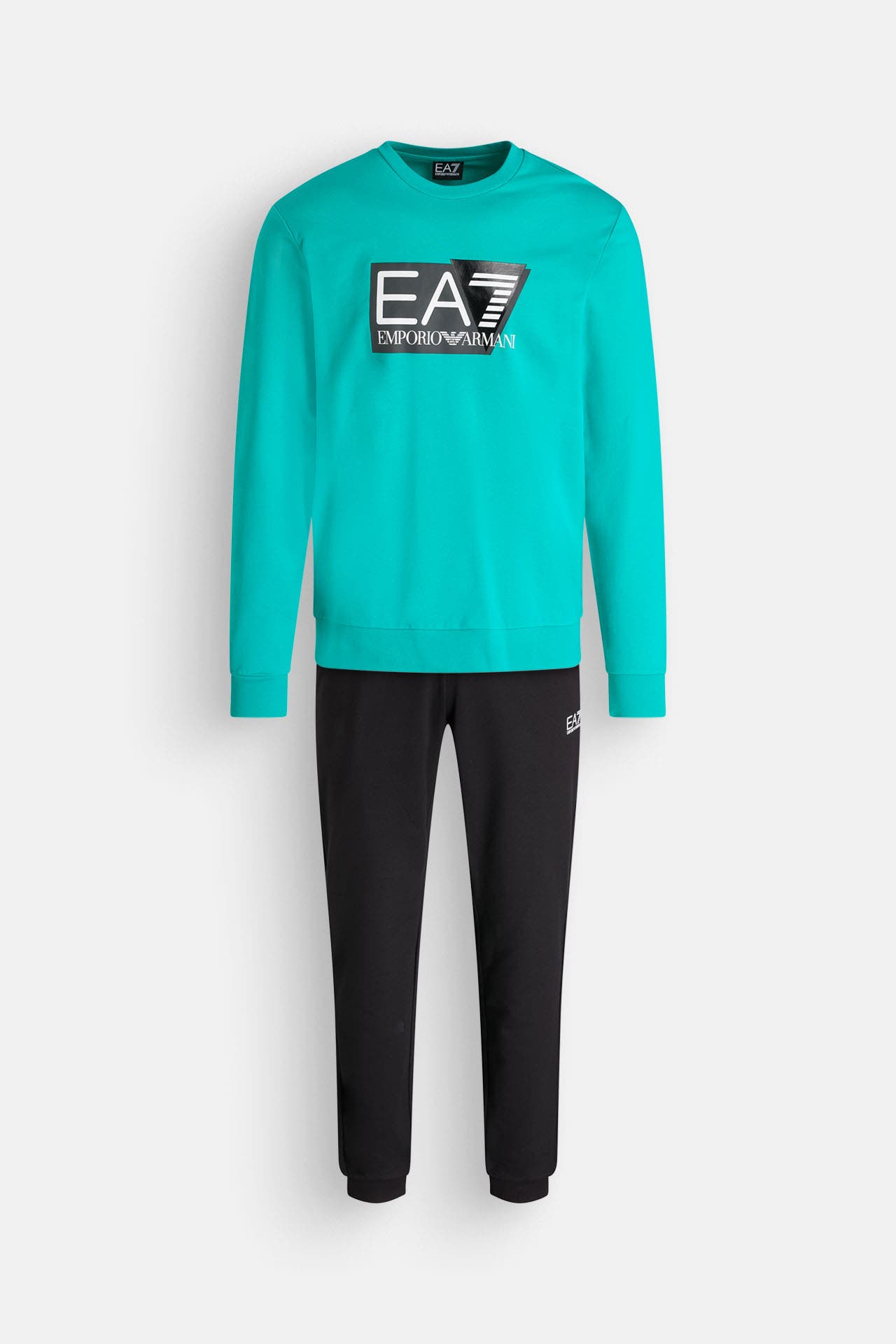 EA7 Set: Sweatshirt und Sweatpants zweifarbig, Bild 1