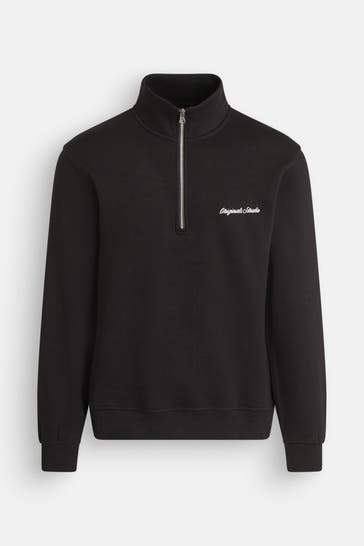 JACK & JONES Swet-Troyer 'JWHNorrebro' schwarz