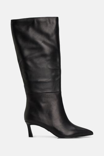 STEVE MADDEN Lederstiefel 'Lavan' schwarz