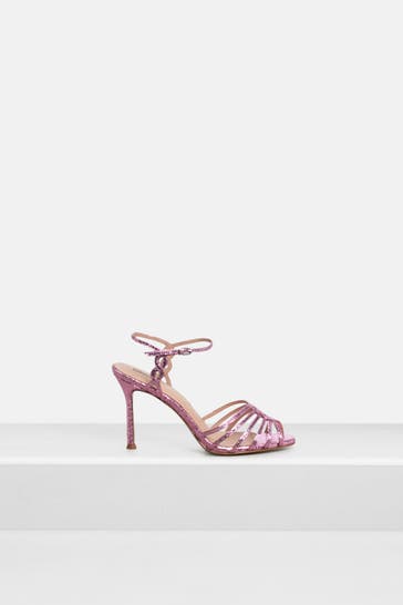 LOLA CRUZ Sandaletten dunkelrosa