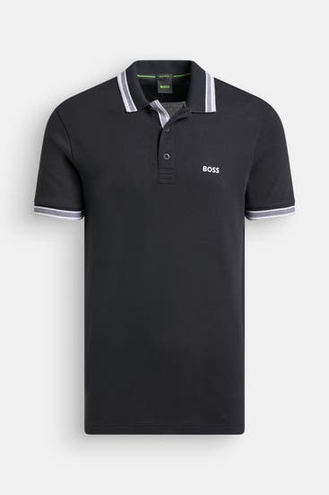 BOSS GREEN - Polo-Shirt 'Paddy' schwarz