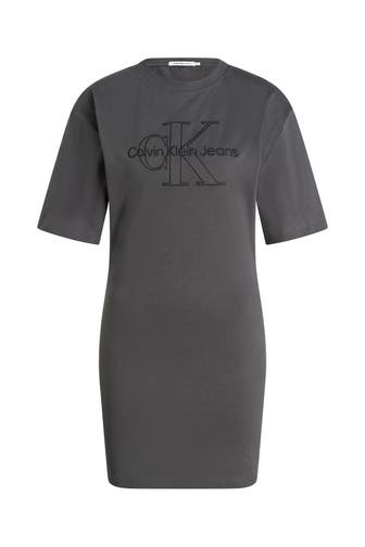 CK JEANS Jerseykleid dunkelgrau