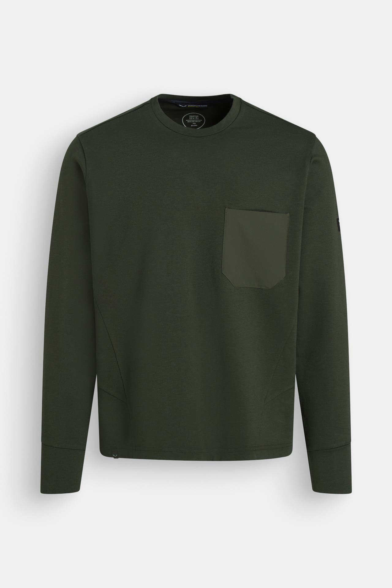 SALEWA Sweatshirt 'Fanes' dunkelgrün, Bild 1