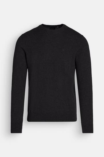 SUPERDRY Strickpullover schwarz