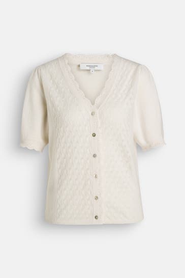 ROSEMUNDE Wollmix-Strickshirt 'Laica' ecru