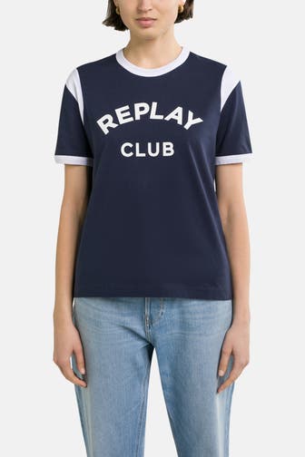 REPLAY T-Shirt zweifarbig