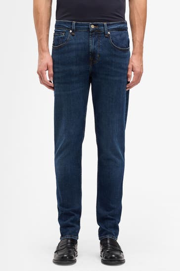 7 FOR ALL MANKIND Jeans 'Tapered Slimmy' dunkelblau