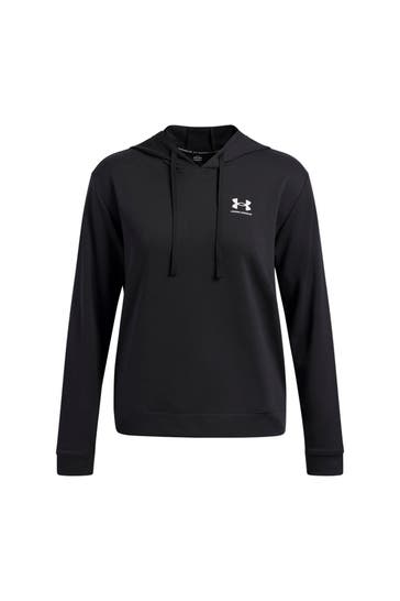 UNDER ARMOUR Hoodie 'Rival Terry' schwarzblau