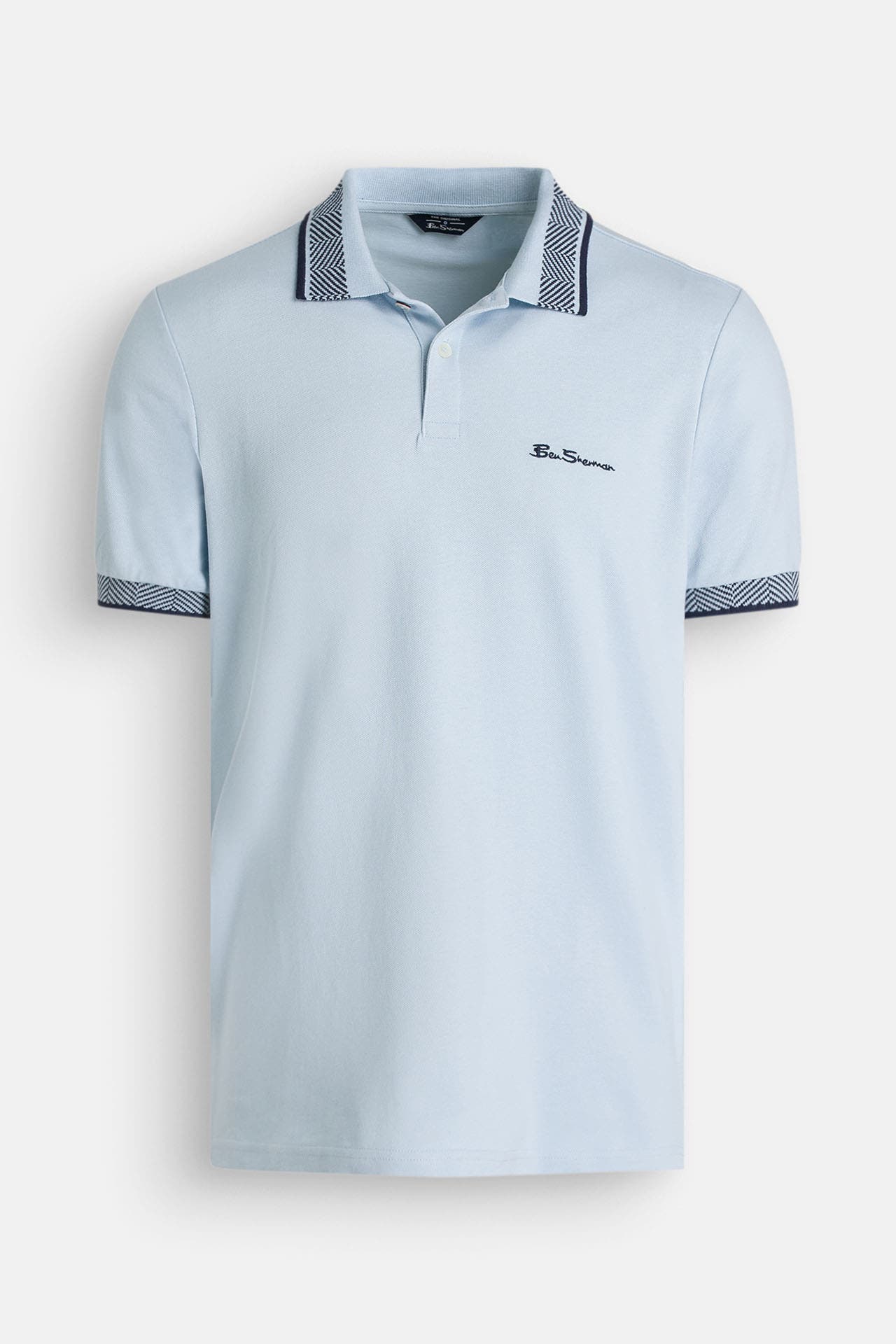 BEN SHERMAN Polo-Shirt hellblau, Bild 1