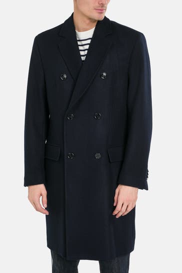 HECHTER Paris Wollmixmantel nachtblau