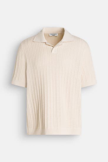 MARC O'POLO - Strick-Polo beige