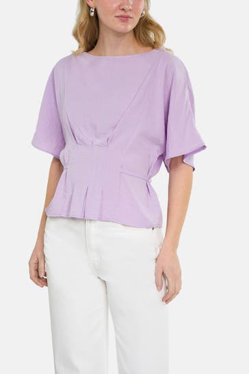 SELECTED Blusenshirt 'Matilda' flieder