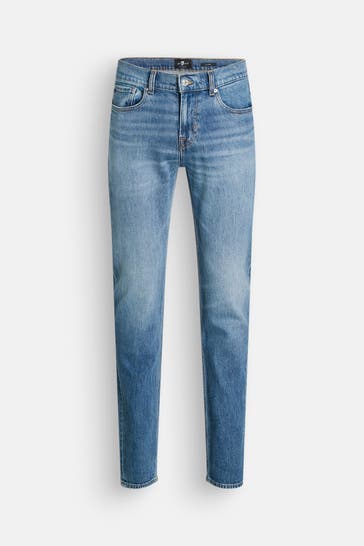 7 FOR ALL MANKIND Jeans 'Slimmy' mittelblau