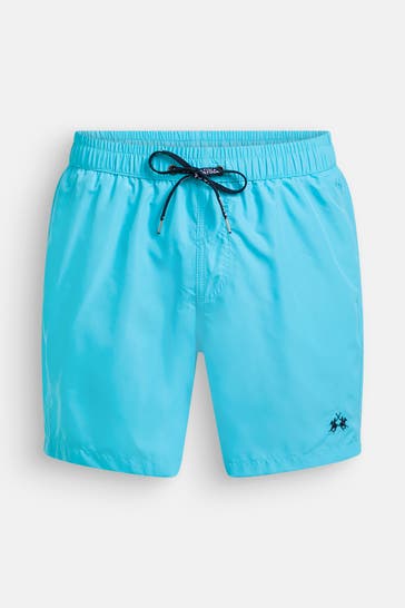 LA MARTINA Badeshorts hellblau