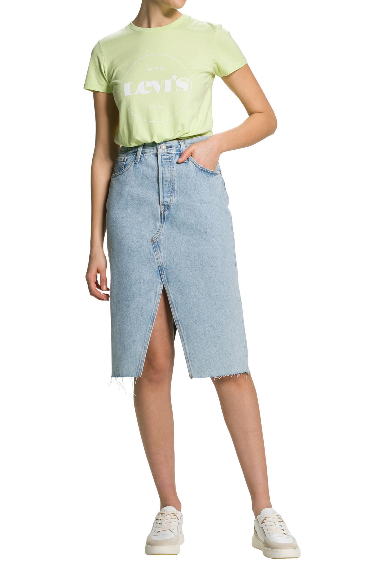 LEVI S Jeansrock hellblau gunstig online kaufen Outletcity