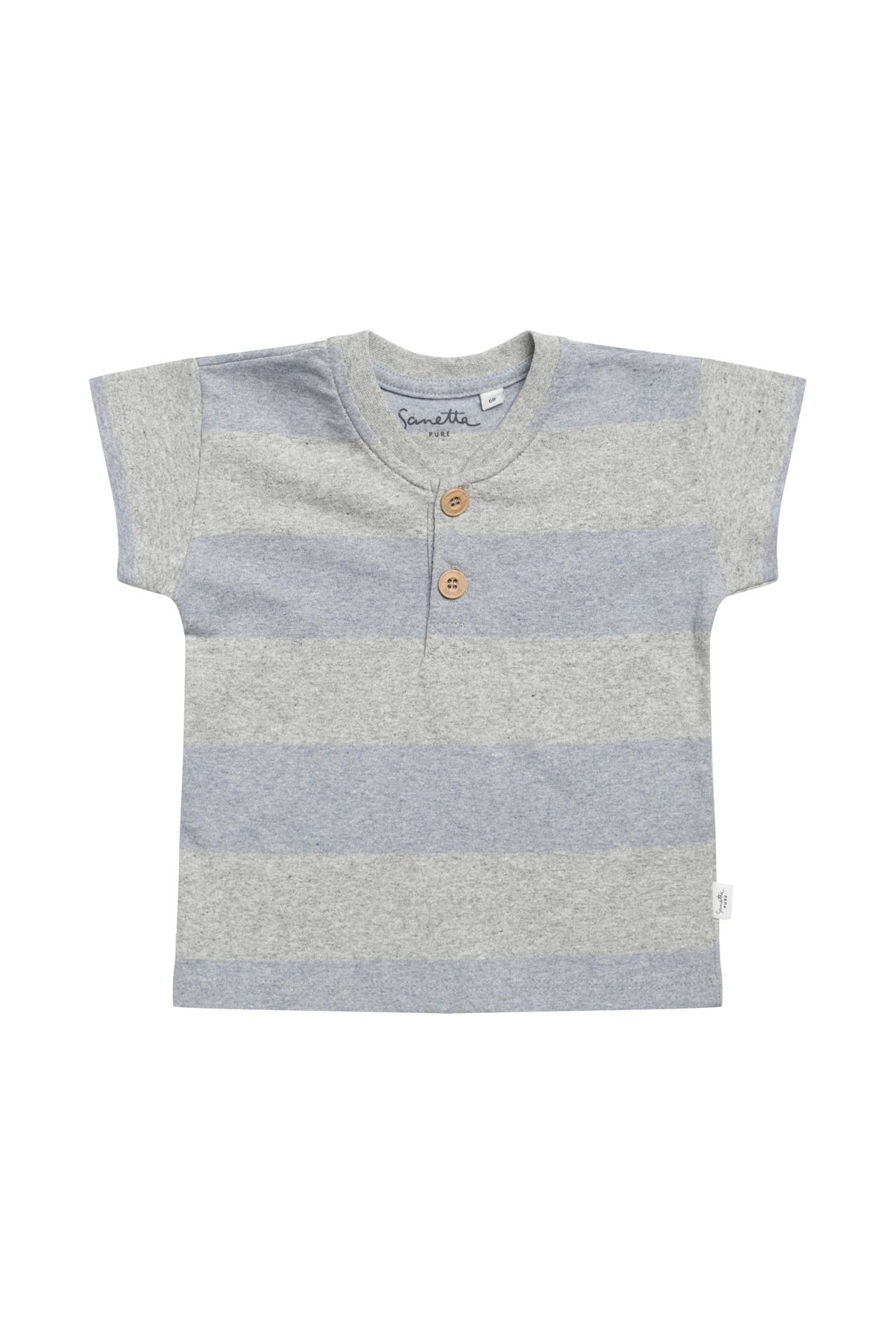 Sanetta Baby Mädchen T-Shirt 123055 - Gestreiftes Shirt Mit Ballonärmeln