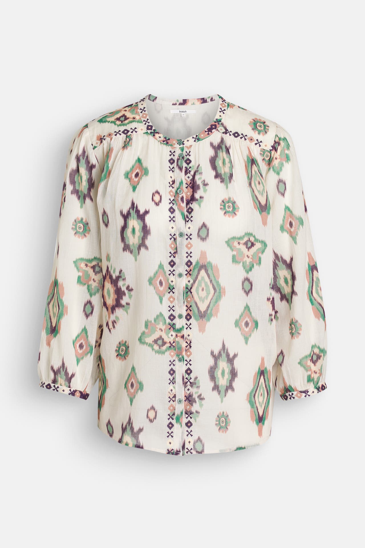 BA&SH Casual-Bluse 'Odelie' gemustert, Bild 1