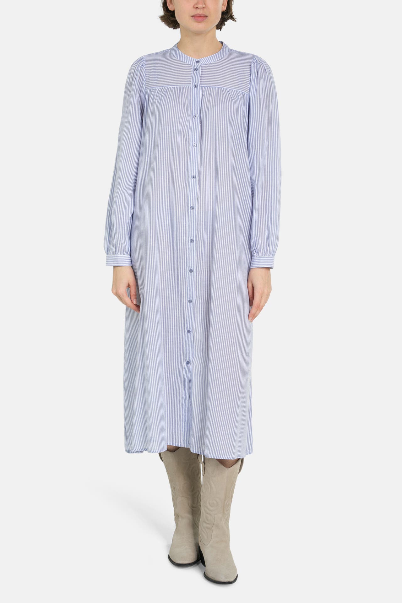 LOLLYS LAUNDRY Midikleid 'Jess' taubenblau, Bild 1