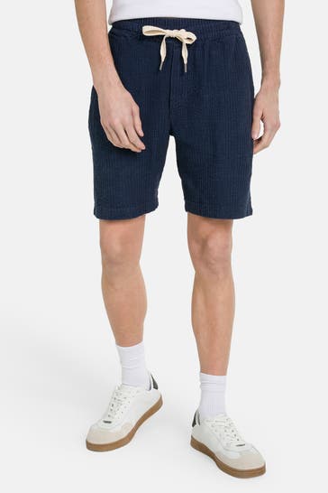 WOOL & CO Shorts schwarzblau