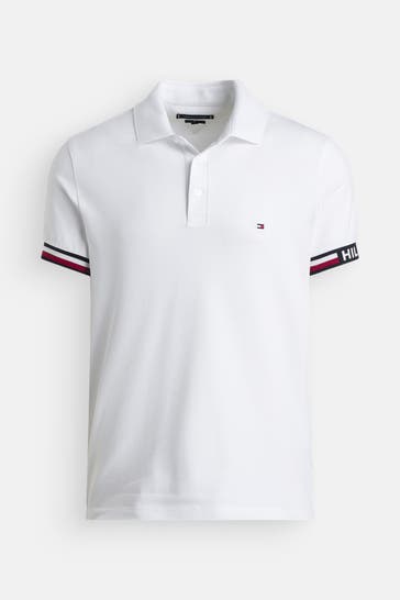 TOMMY HILFIGER Polo-Shirt weiß