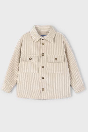 MAYORAL Cord-Hemd beige