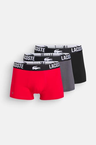 LACOSTE 3er-Pack Boxer Trunks