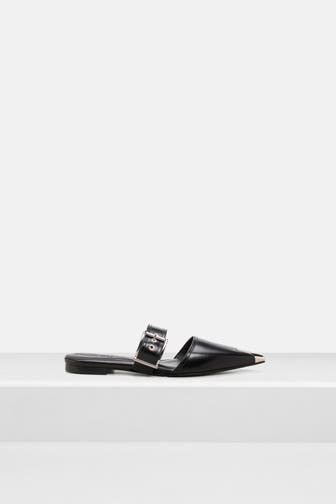 ALEXANDER MCQUEEN Mules schwarz