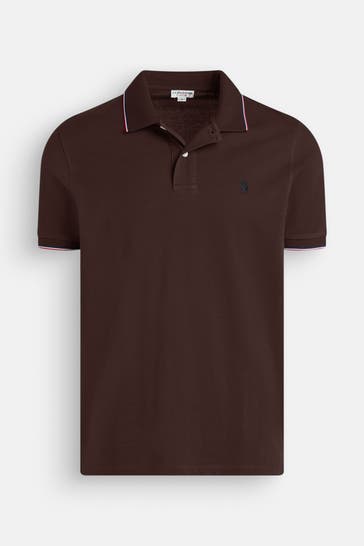 U.S. POLO ASSN. Polo-Shirt 'Bert' braun