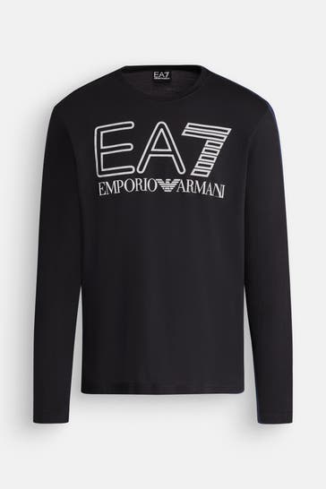 EA7 Longsleeve schwarz