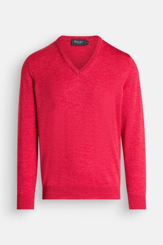 MAERZ MUENCHEN Wollpullover rot