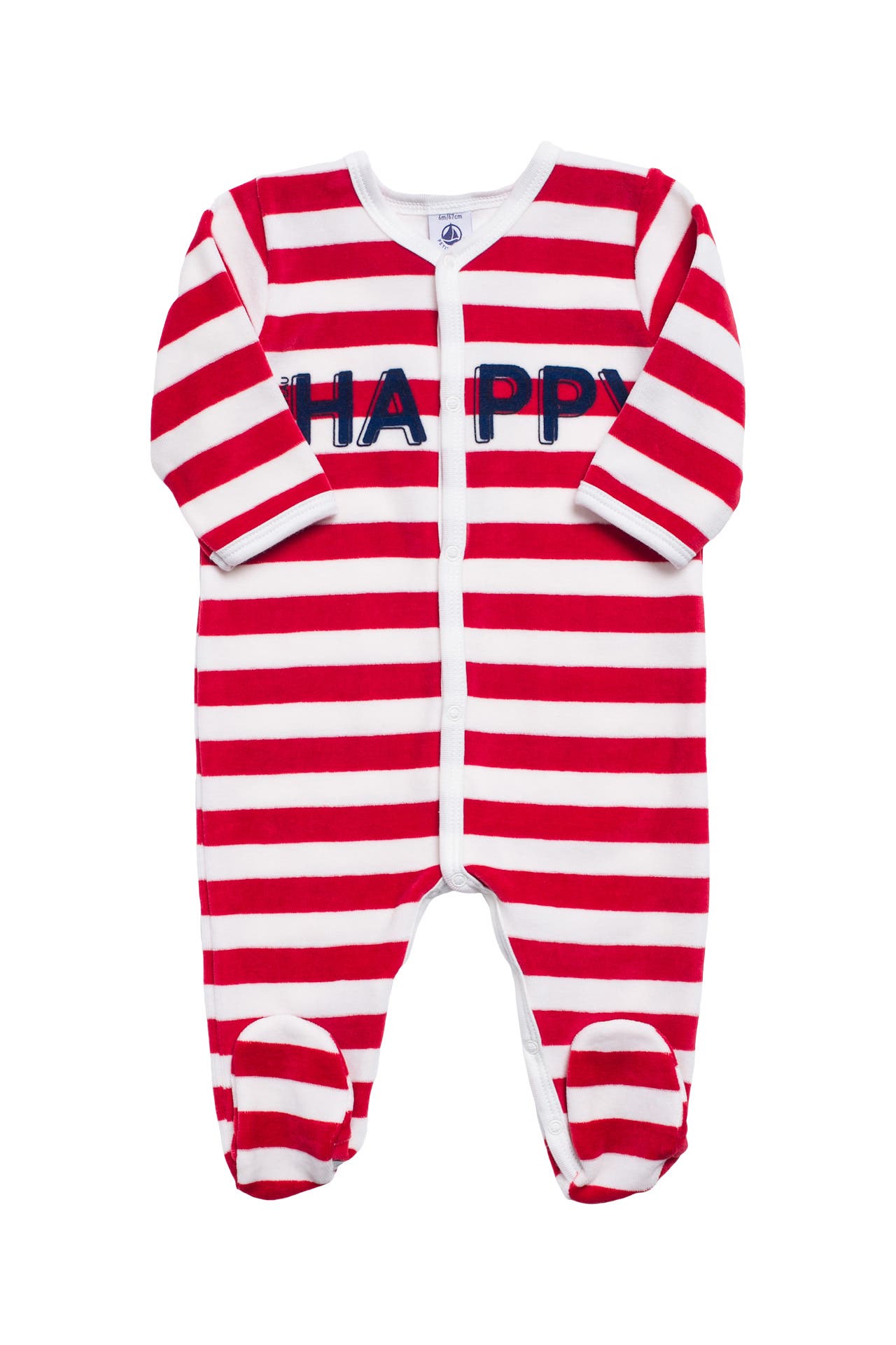 PETIT BATEAU Strampler gestreift, Bild 1