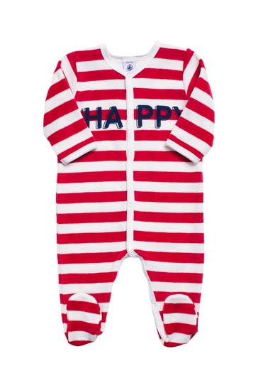 PETIT BATEAU Strampler gestreift