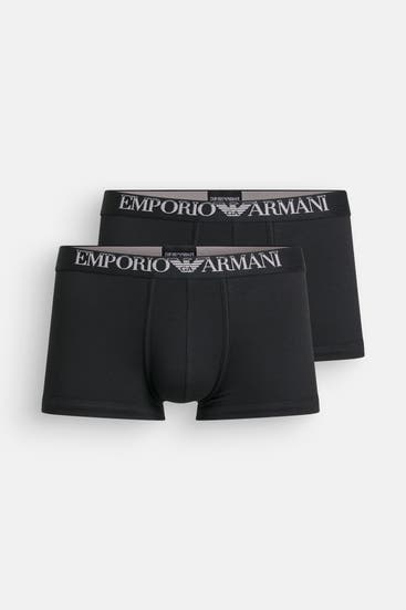 EMPORIO ARMANI - 2er-Pack Boxer Trunks schwarz