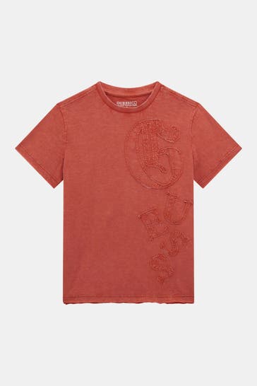 GUESS T-Shirt terracotta