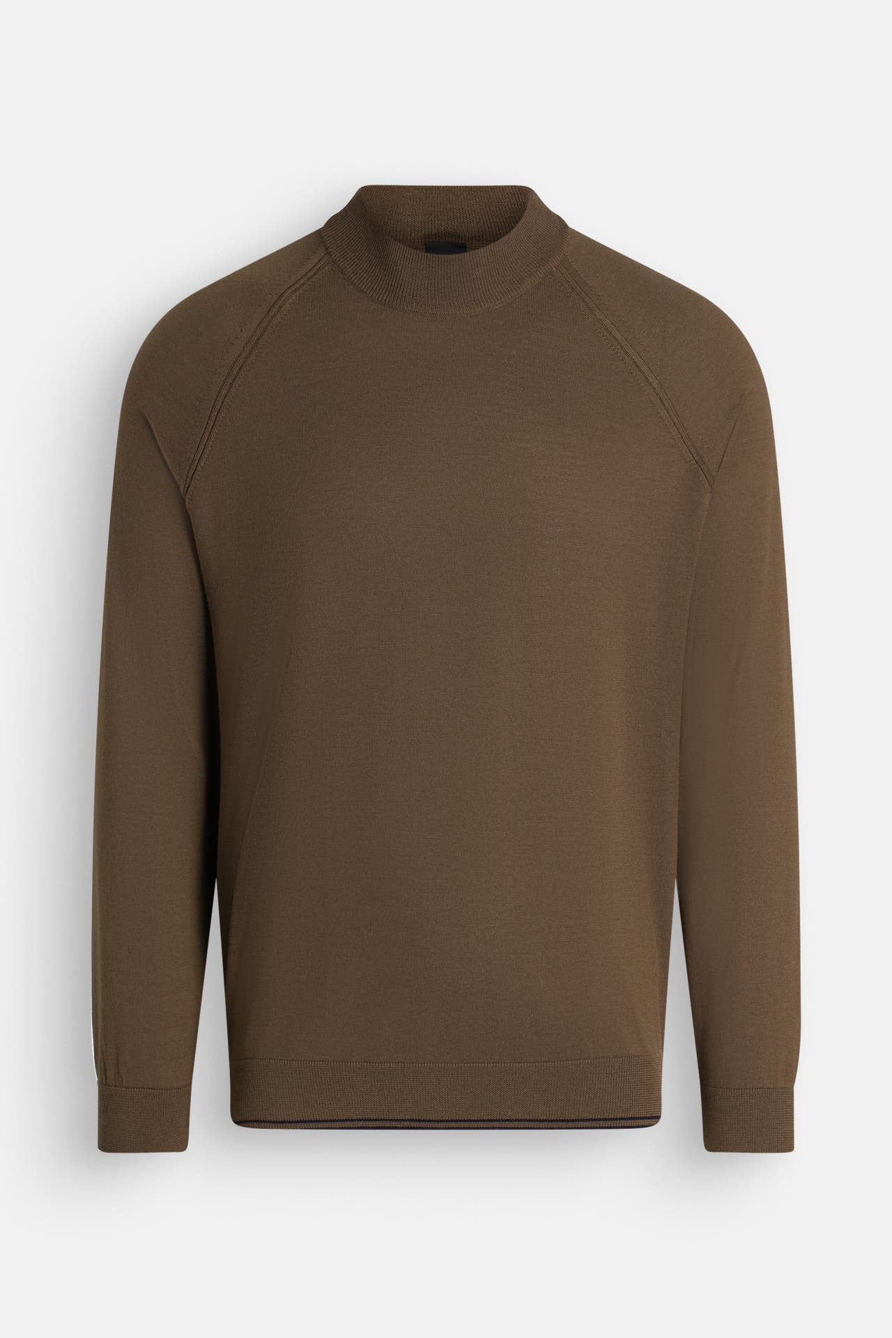 BOSS Wollstrickpullover 'Perfino' khaki, Bild 1