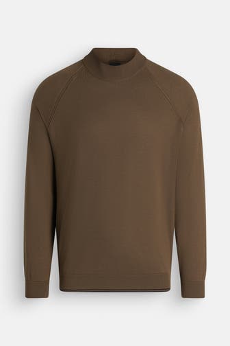 BOSS Wollstrickpullover 'Perfino' khaki