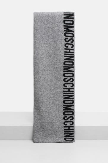 MOSCHINO Wollmix-Schal zweifarbig