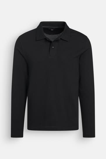 MICHAEL KORS Langarm-Polo schwarz